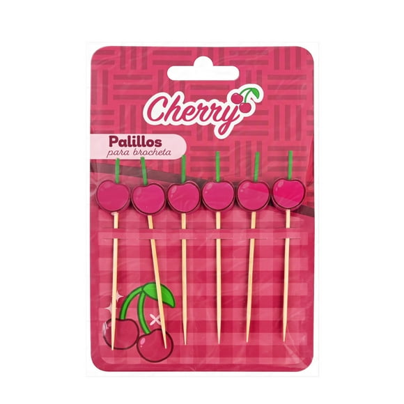 Prichos Palillos para Brocheta de Madera 6 Piezas