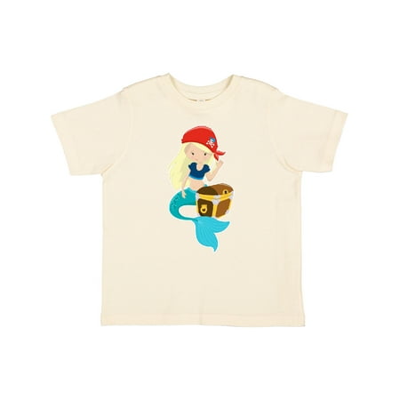 

Inktastic Mermaid Pirate Gift Toddler Boy or Toddler Girl T-Shirt