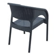 thumbnail image 2 of Compamia Panama Patio Dining Arm Chair in Dark Gray, 2 of 16