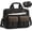 Black, variant on Messenger Bag for Men 15.6 Inch Laptop Bag Canvas Briefcase for Work College