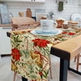 thumbnail image 5 of Christmas Merry Xmas Table Runner, Seasonal Winter Holiday Kitchen Dining Table Decoration for Indoor Outdoor Home Party Decor 13 x 72 Inch, 5 of 5
