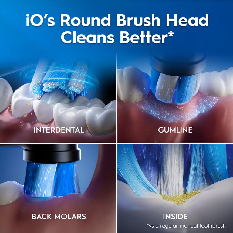 Oral-B, Toothbrush, iO Series 4 Rechargeable Electric, Icy Blue