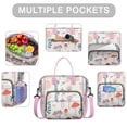 thumbnail image 2 of Large Cooler Bag Insulated Bags for Office Employee,Waterproof Cooler Tote with MultiPockets for Adult,Insulated Lunch Box for Beach,Picnic,Work,Mushroom, 2 of 7