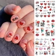 thumbnail image 1 of Lubelski Nail Sticker Romantic DIY Ultra Thin Valentine DIY Design Decals Manicure Sticker for Manicure, 1 of 7