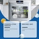 thumbnail image 4 of CaiYueKe Dishwasher Cleaner Tablets Deep Cleaning Power Degreaser Limescale Remover Tea Stain Removal Enzyme Formula Oxygen Bleach Fresh Lemon Scent Residue-Free Septic Safe for All Dishwashers, 4 of 9