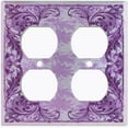 thumbnail image 3 of Metal Light Switch Plate Cover Elegant Green Grape Vine Damask Frame FRA051, 3 of 13