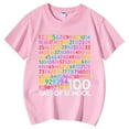 thumbnail image 4 of Girls Short Sleeve T Shirts Summer Clothes Super Soft Casual Printed Round Neck Casual Cute Graphic Tees For Girls Tops Light Pink 5-6 Years, 4 of 6