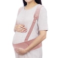 thumbnail image 1 of Banda de soporte para el vientre de embarazo Unique Bargains, bandas de soporte para el vientre para mujeres embarazadas, banda de maternidad con correas ajustables, tamaño X-Large, color rosa, 1 of 7