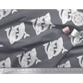 thumbnail image 2 of Soimoi Poly Georgette Fabric Fish Block Print Fabric by Yard 42 Inch Wide, 2 of 3