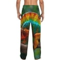 thumbnail image 6 of Cauagu Chameleon Mens Pajama Pants Sleep & Lounge Pants,PJ Bottoms with Pockets-Large, 6 of 7