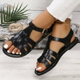 thumbnail image 7 of Quaouag Womens Fisherman Gladiator Braided Flat Sandal Cute Woven Strappy Open Toe Shoes for Summer, 7 of 7