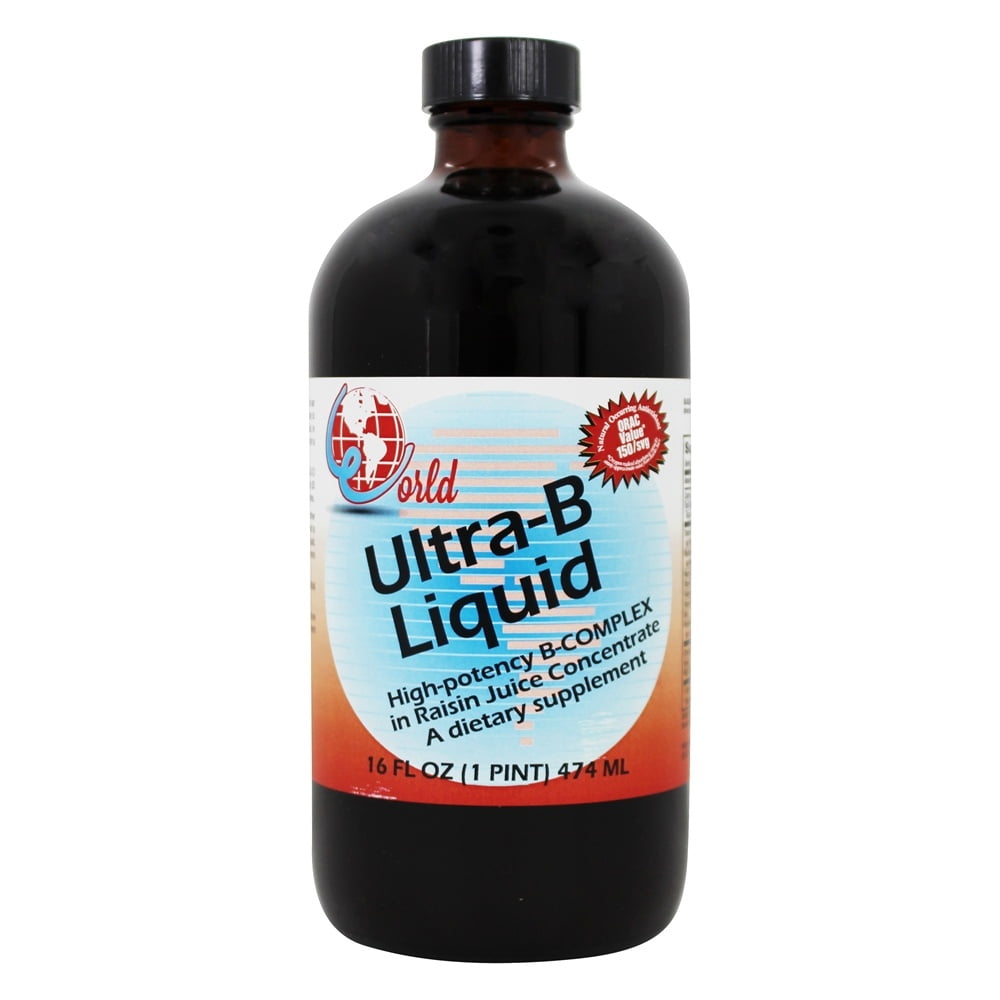 World Organic UltraB Liquid in Raisin Juice 16 fl oz Liquid Walmart