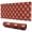 Red Christmas Tree, variant on Long Mouse Pads for Desk,White Christmas Folk Pattern Desk Mats on Top Of Desks, Desk Mouse Pad Extra Large with 3mm Non-Slip Base and Stitched Edge for Gaming,Office,Work,Home 31.5x11.8in