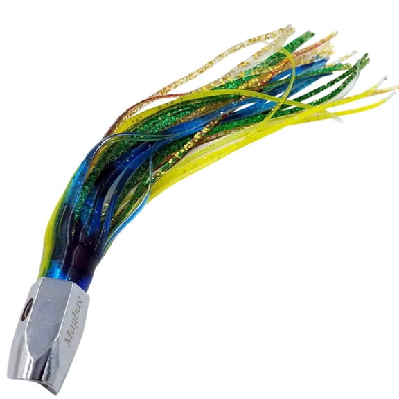 MagBay Tuna Trolling Jet Head Smoker Lure 8.5" Mahi Wahoo Jagged Jets (Sardine)