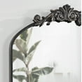 thumbnail image 3 of Kate and Laurel Arendahl Traditional Arch Mirror, 24 x 36, Antique Black, Baroque Inspired Wall Decor, 3 of 8