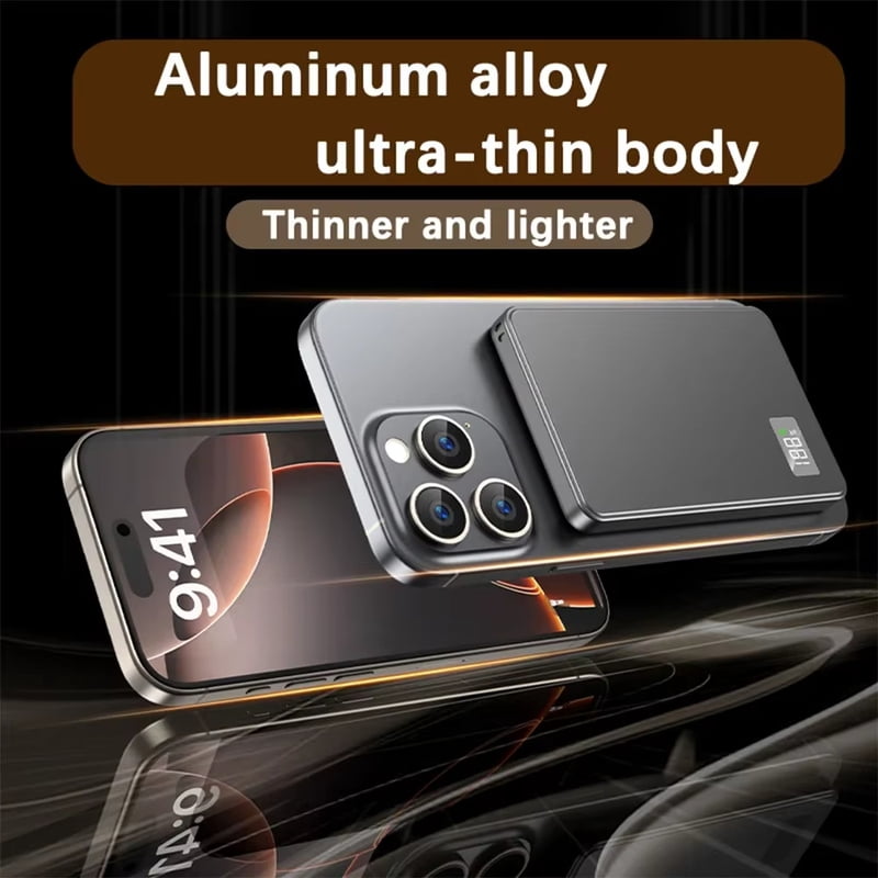 3 IN 1 Power Bank For MagSafe 50000mAh Slim Magnetic Wireless Power Bank 22.5W External Battery For iPhone Samsung 2026