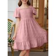 thumbnail image 2 of Vestido de verano con flores de chifón para niñas adolescentes, tallas 10-11, 2 of 9