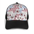 thumbnail image 3 of Yiaed Abstract Floral Print Baseball Cap Dad Hat Polo Style Plain Blank Adjustable Size, 3 of 5