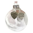 thumbnail image 2 of Suncoda Christmas Tree Ornaments Christmas Tree Decorations Christmas Ornaments Angel Feathers Ball A Piece Of My Heart Is In Heavens Memorial Christmas Decorations Clearance, 2 of 2