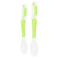 thumbnail image 2 of Juegos de cucharas y tenedores de entrenamiento para bebés, juego de vajilla de entrenamiento de alimentación segura para nios pequeos para desarrollar el entrenamiento de agarre del bebé para Unbranded 2016210009113, 2 of 8