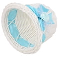 thumbnail image 3 of FRCOLOR Mini Woven Basket Fake Rattan Woven Basket Candy Storage Holder Flower Basket, 3 of 8