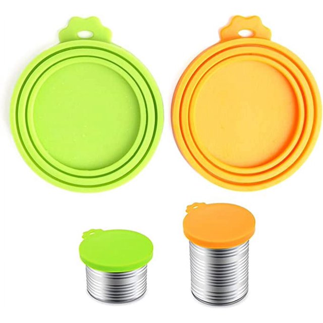 Tapas de silicona para latas de comida para mascotas, para perros y gatos (tamaño universal, en