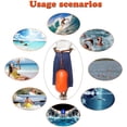 thumbnail image 5 of Boya de natación en aguas abiertas, bolsa de deriva salvavidas para natación para nadadores de aguas abiertas, flotador de boya altamente visible para un entrenamiento de natación seguro, 5 of 5