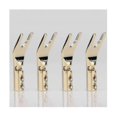thumbnail image 2 of 8PCS HIFI Banana Y Spade Y Gold Plated Pure Copper Screw Fork HiFi Speaker Spade Connector Plugs-Co, 2 of 5