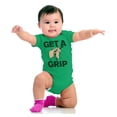 thumbnail image 4 of Get a Grip Golfing Golfer Joke Funny Romper Boys or Girls Infant Baby Brisco Brands NB, 4 of 7