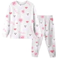 thumbnail image 2 of LILIYA Toddler Pajamas Boys Glow in The Dark Skeleton Candy Pjs Dinosaur Sleepwear Kids Halloween Top with Elastic Waist Trousers 2026, 2 of 3