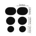 thumbnail image 5 of Opvise 6Pcs Shoe Hole Patch Round 3 Sizes Self-Adhesive Wear Resistant Universal Sports Casual High Heel Shoes Upper Repair Sticker Kit, 5 of 7