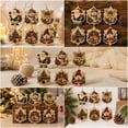thumbnail image 4 of Kiplyki 6Pcs DIY Pearl Art Christmas Ornament Kit Hanging Diamond Art Christmas Ornament Set Includes Pearls Colorful Beads Art Craft Shimmering Holiday Gift for Tree Window Wall Fireplace Decor, 4 of 6