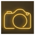 thumbnail image 1 of Letrero De Neón Con Forma Cámara, Diseño Minimalista, Ideal Para Estudios Fotográficos, Brillo Ajustable, 38cm, 1 of 3