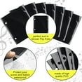 thumbnail image 4 of HAHDAXIA 12 Pcs Pages de Dossier à Rabat Folio à Rabat Bande de Marche Support de Fichiers Musicaux Feuille de Dossier à Rabat Musical avec 2 Trous 7.5 x 6.3 Pouces PVC Imperméable pour Fichiers Musicaux (Noir, Si), 4 of 6
