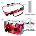 thumbnail image 4 of Seven Starred Ladybird Reusable Foldable Large Capacity Oxford Cloth Storage Basket Easter Picnic Basket, 4 of 7