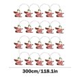 thumbnail image 4 of EWASWON Christmas Christmas Snowman LED String Lights, 3m 20 LED Battery Operated, Multicolor Holiday Decor for Xmas Tree Home Party Indoor Outdoor, 4 of 6