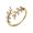 Gold, variant on Clearance Rings for Women Ladies Fashion Temperament Open Zircon Ring Holiday Commemorative Gift Valentine's Day Gifts