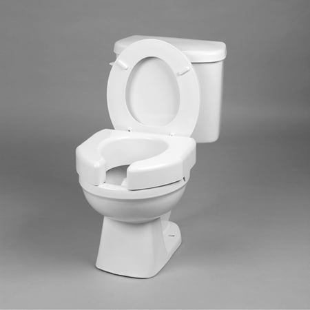 Maddak Raised Toilet Seat 3 Inch White 350 lbs. Capacity - 1 Count ... Maddak Raised Toilet Seat 3 Inch White 350 lbs. Capacity - 1 Count ...