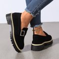 thumbnail image 7 of Womens Loafers Platform Chunky Penny Loafer Office Business Casual Shoes, 7 of 7
