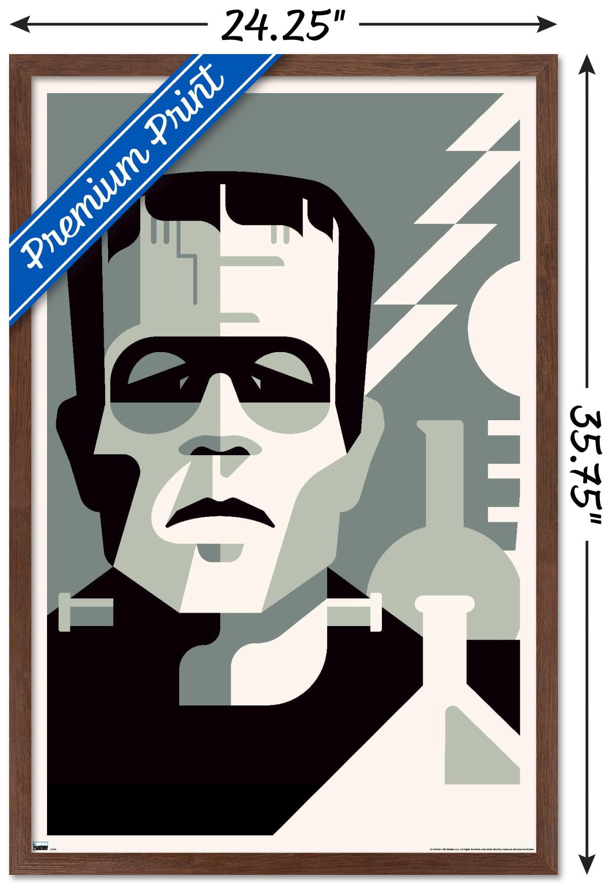 Frankenstein - Graphic Wall Poster, 22.375" x 34" Framed