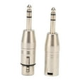 thumbnail image 3 of Adaptador TRS a XLR Nikou 2 piezas 1/4 pulgadas, 3 of 9