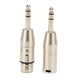 thumbnail image 2 of 1/4 TRS A XLR Macho De 3 Pines, Portátil Profesional 2 Piezas Transmisión De Señal Duradera Sin Pérdidas Adaptador TRS A XLR De 1/4 Pulgadas Para Micrófonos, 2 of 7