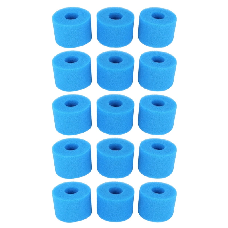 15PCS for Pure Spa Reusable/Washable Foam Hot Tub Filter S1 Type
