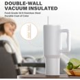 thumbnail image 5 of Tumbler with Handle lid and Straw 1200ML Cup Quencher h2.0 Flowstate Stainless Steel Vacuum Insulated Reusable Sipper Bottle for Water, Iced Tea or Coffee for Travel Mug, 5 of 8