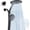 Black, variant on Dual Handheld Shower Head Combo, 2-in-1 Rain Shower Heads System 8 Inch Rainfall Shower Head and 10 Modes High Pressure Hand Held Showerhead with Built-in Power Wash Black,Standard-Round