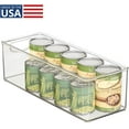 thumbnail image 2 of InterDesign iDesign Recycled Plastic Stackable Storage Bin with Handles - Clear, 2 of 8