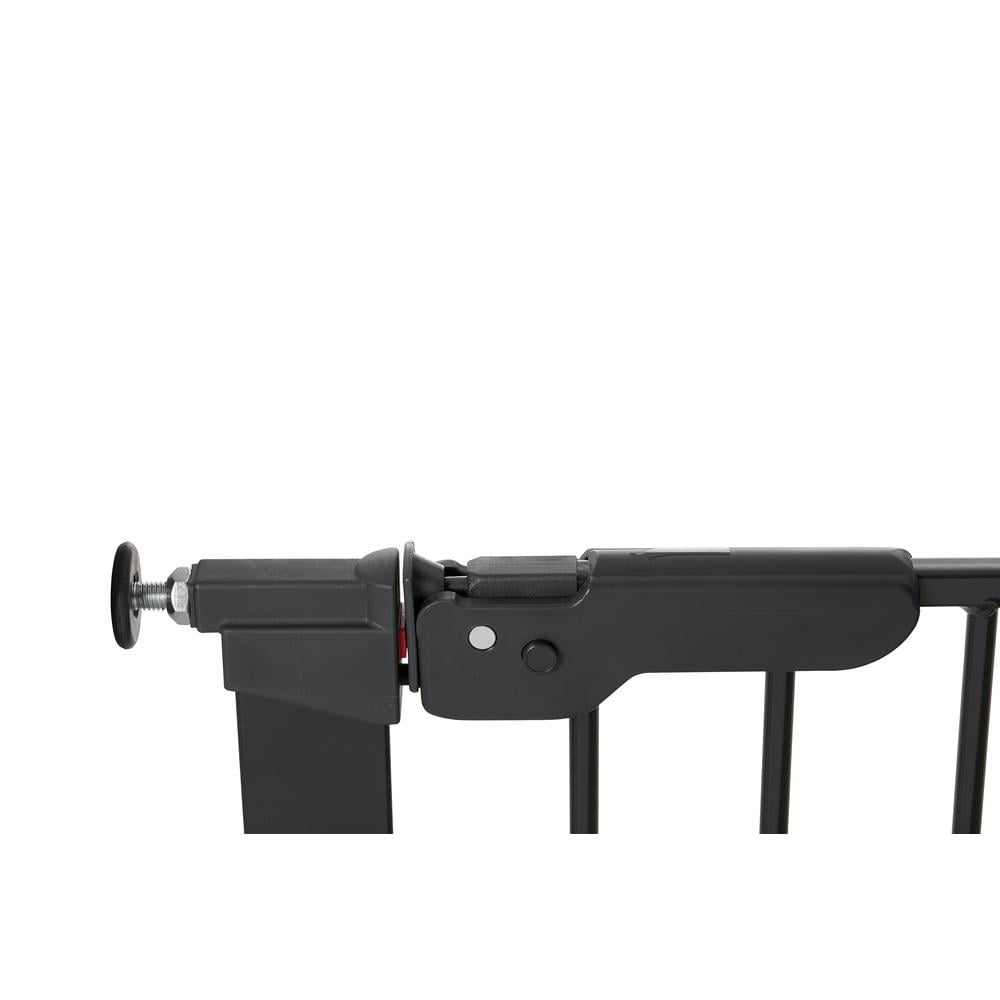 BabyDan Premier Pressure Mount Safety Gate with 2 Extensions 28.9" - 36.7", Black