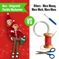 thumbnail image 2 of Set de muñecos elfos navideños The Original Elf de 30 cm articulados, 2 of 9