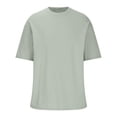 thumbnail image 3 of Mens Shirts Crewneck Short Sleeve Summer Beach Shirt Causal Stylish Gradient Graphic Tee Shirts Fashion Clothes, 3 of 6