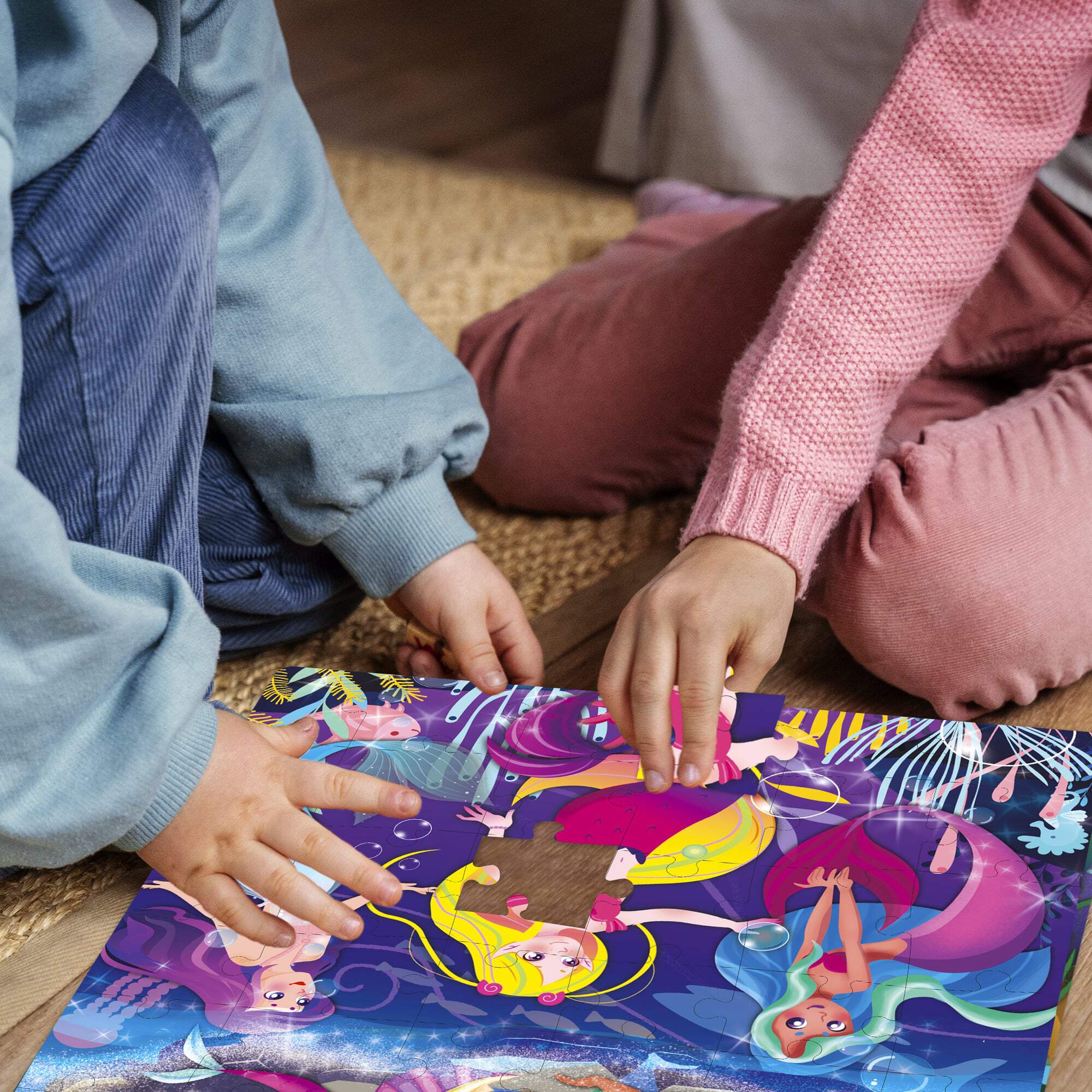QUOKKA Puzzles for Toddlers 4-6 – 4 x 48 Pieces Jigsaw Puzzles for Kids Ages 3-5